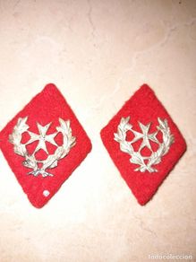 Military Antiques: Rombos de paño Sanidad años 40-50